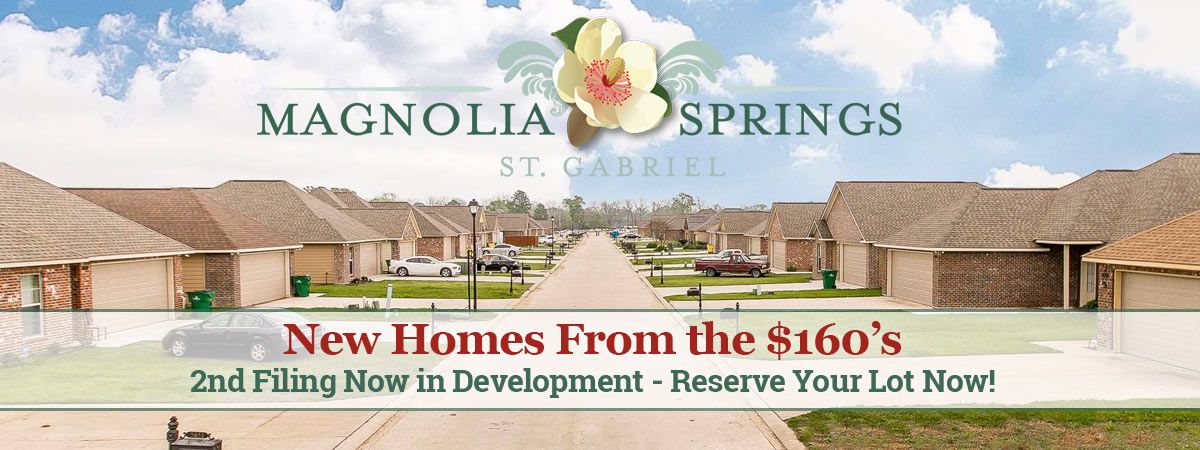 Magnolia Springs Homes in St Gabriel LA