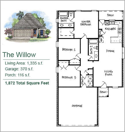 The Willow Floorplan