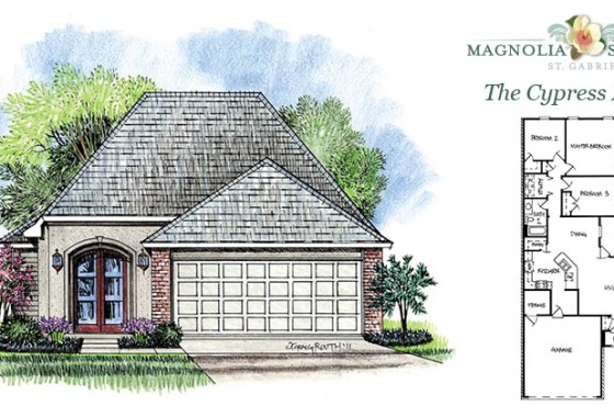 Real Estate Listing - Cypress Model Home in Magnolia Springs Louisiana