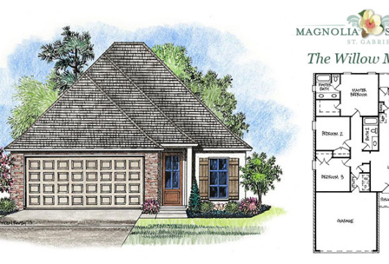 Real Estate Listing - Willow Model New Home in Magnolia Springs Louisiana