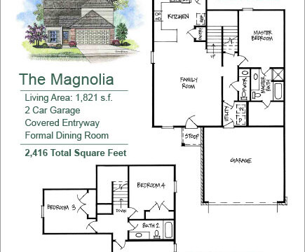 The Magnolia Floor Plan layout image