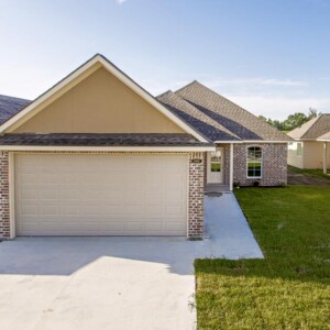 Aerial view of the Oak Model Home in Magnolia Springs