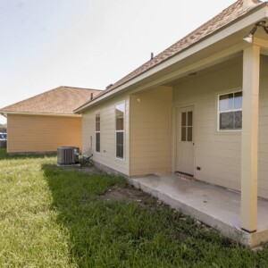 Back patio of the Willow model in Magnolia Springs