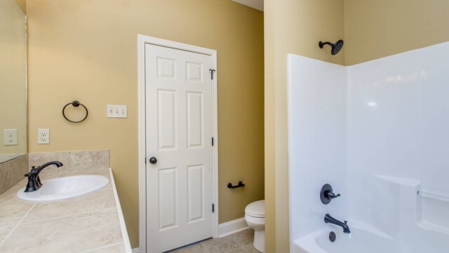 Master Bathroom view of the Willow floor plan