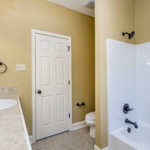 Master Bathroom view of the Willow floor plan