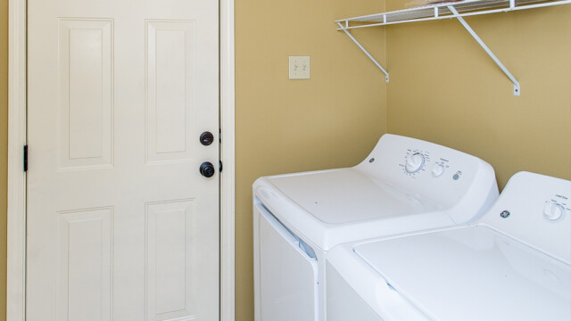 Laundry room of the Willow Model in Magnolia Springs