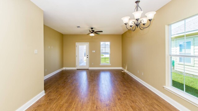 Living area of the Willow Model in Magnolia Springs