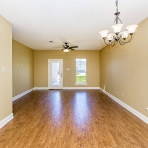 Living area of the Willow Model in Magnolia Springs