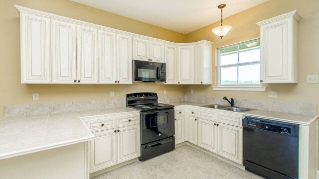 Full kitchen of the Willow model home in Magnolia Springs