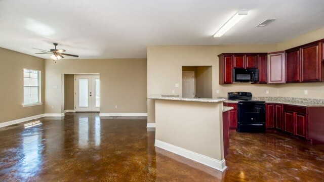 Cypress Model Full Living and Kitchen Area