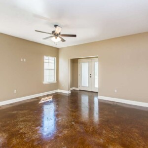Cypress Model home's Living Area in Magnolia Springs