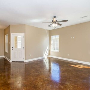 Cypress Model home's Living Area in Magnolia Springs