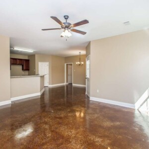 Cypress Model Living Area in Magnolia Springs
