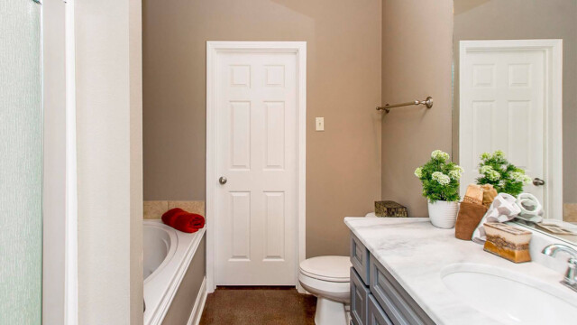 Bathroom view of the Magnolia model home