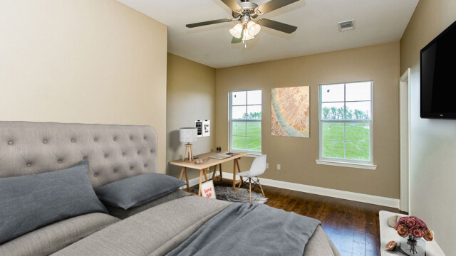Magnolia model Bedroom, Virtual Staging